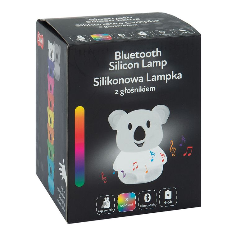 Smiki, Koala, lampka silikonowa LED z głośnikiem
