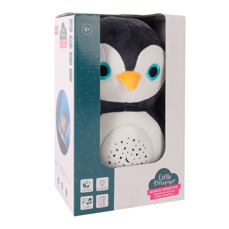 Smiki, Little Dreamer, Pingwinek, pluszowy projektor gwiazd