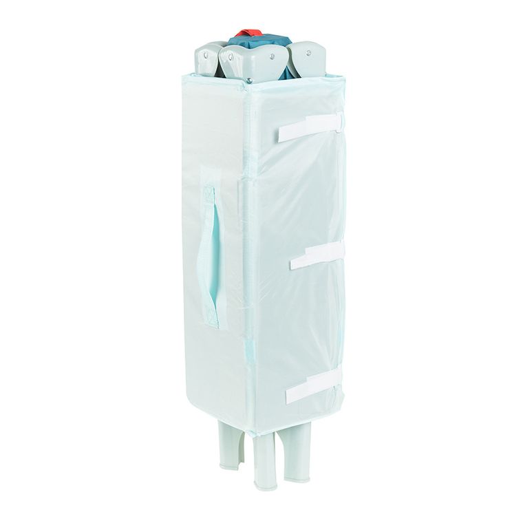 Smiki, łóżeczko turystyczne, zielono-miętowe