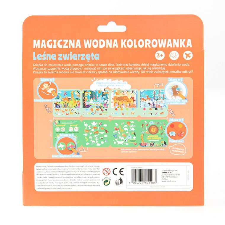 Smiki, Magiczne leśne zwierzęta, wodna kolorowanka