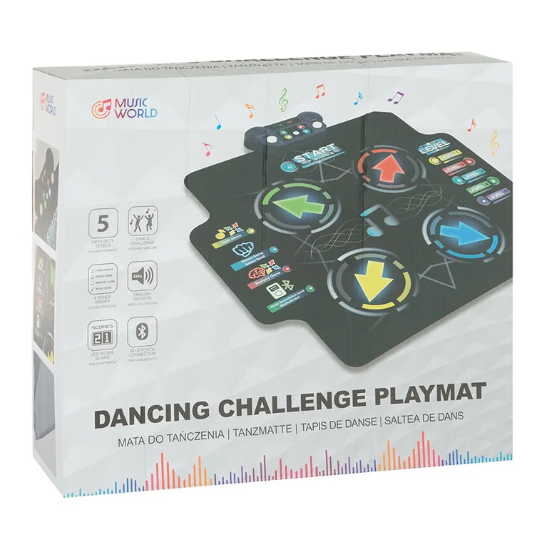 Smiki, mata muzyczna do tańczenia, czarna