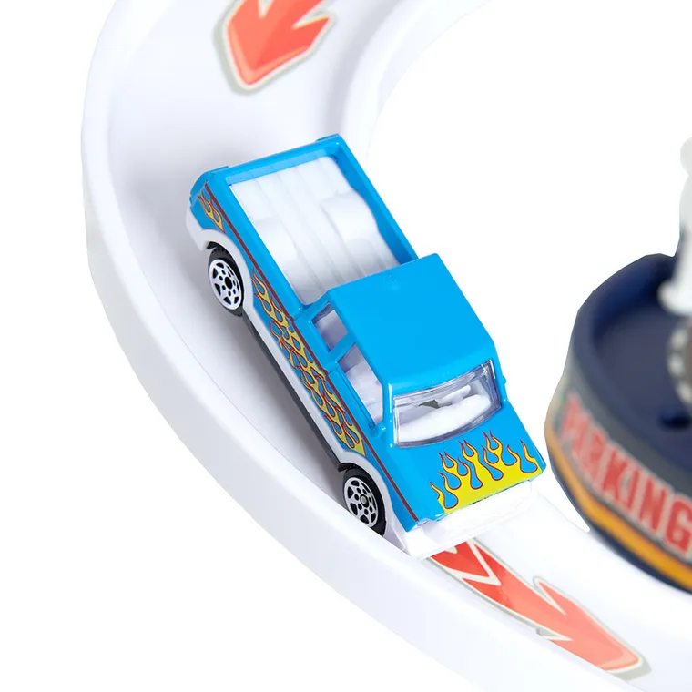 Smiki, parking elektryczny z pojazdami, 77 elementów