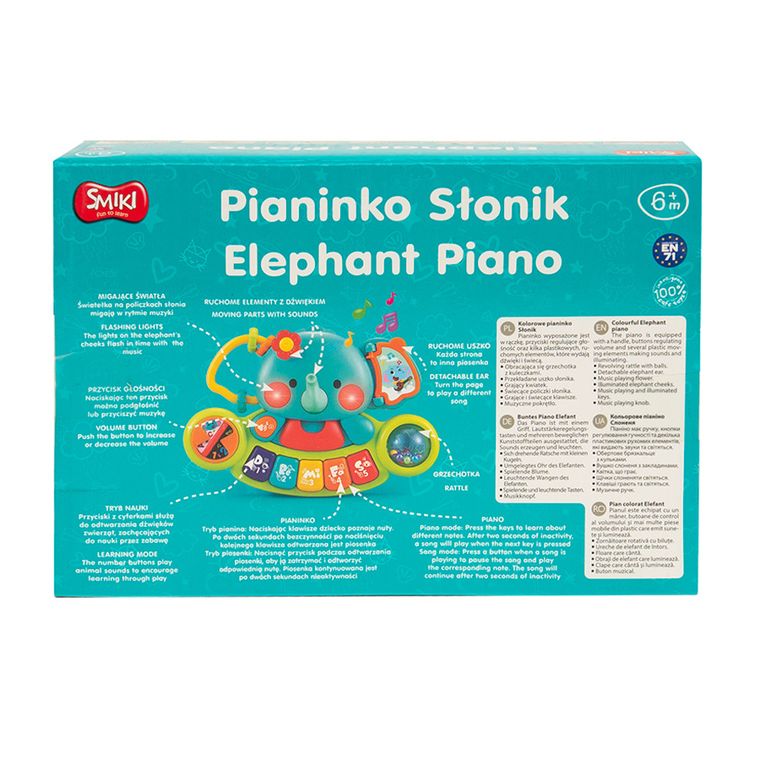Smiki, Pianinko Słonik, zabawka interaktywna