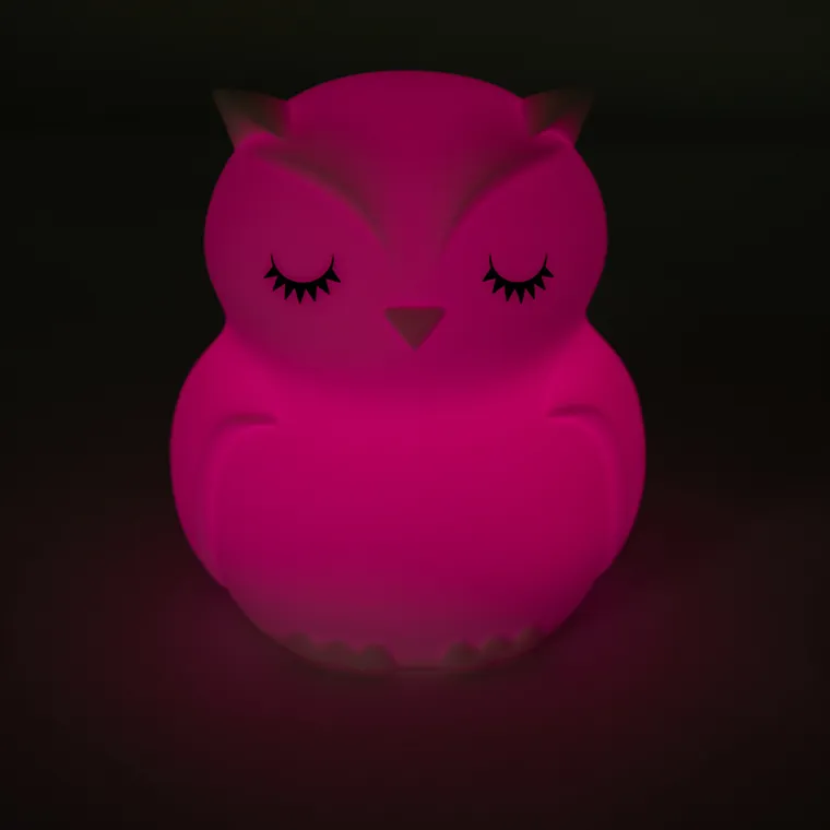 Smiki, Sowa, lampka silikonowa LED