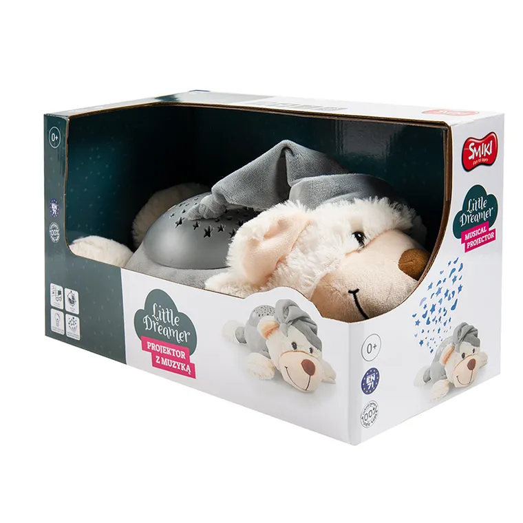 Smiki, Śpiący miś, projektor, szary