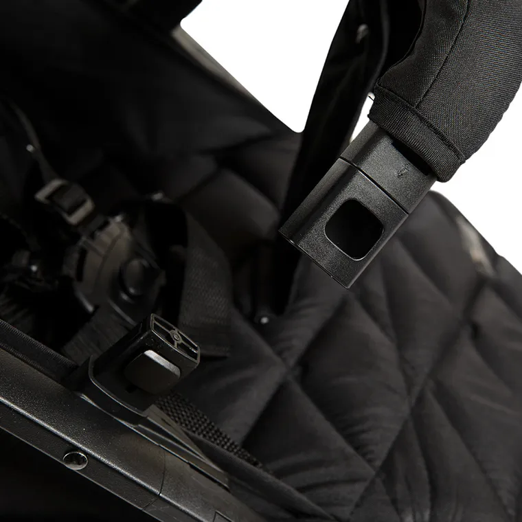 Smiki, Thunder Pro, wózek spacerowy, czarno-złoty