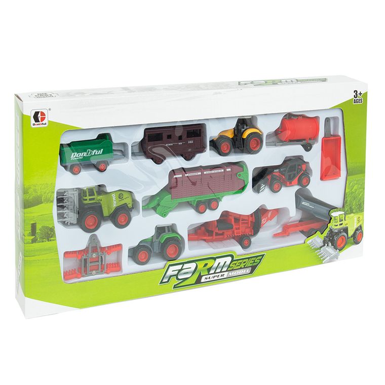 Smiki, Traktory i pojazdy rolnicze, 12 elementów