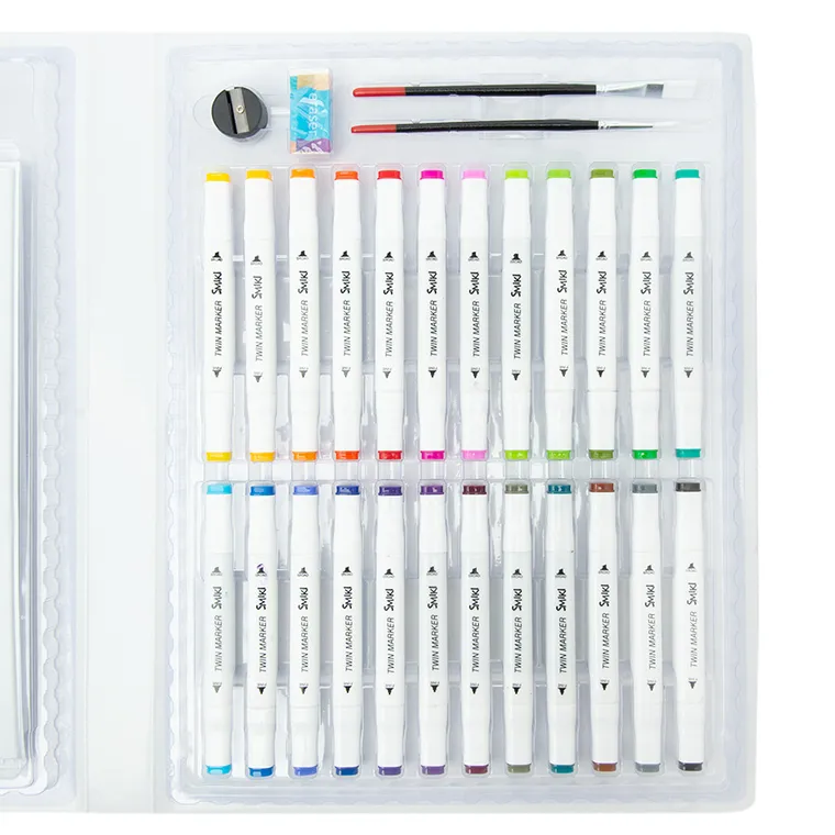 Smiki, zestaw artystyczny, 79 elementów