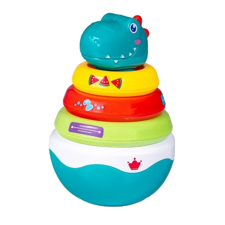 Smily Play, Dino, piramidka, zabawka interaktywna