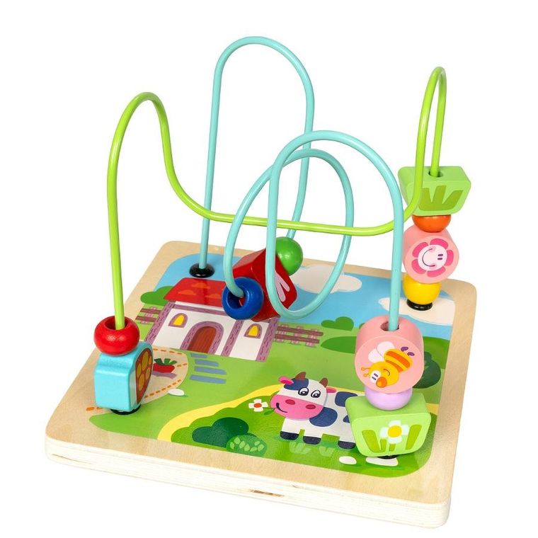 Smily Play, drewniana kostka aktywizująca 5w1