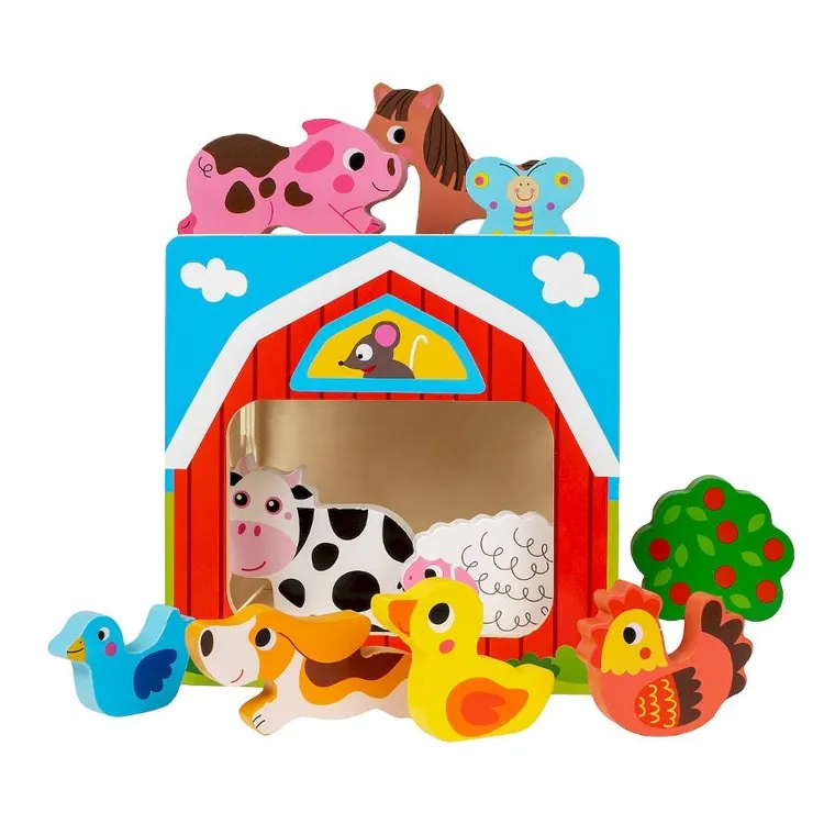 Smily Play, Farma, drewniany sorter