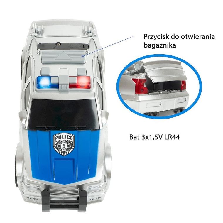 Smily Play, Junior, pojazd policyjny, 1:20