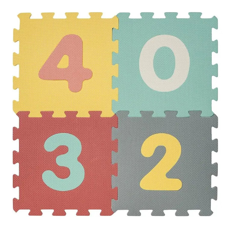 Smily Play, mata piankowa, pastelowa, cyfry