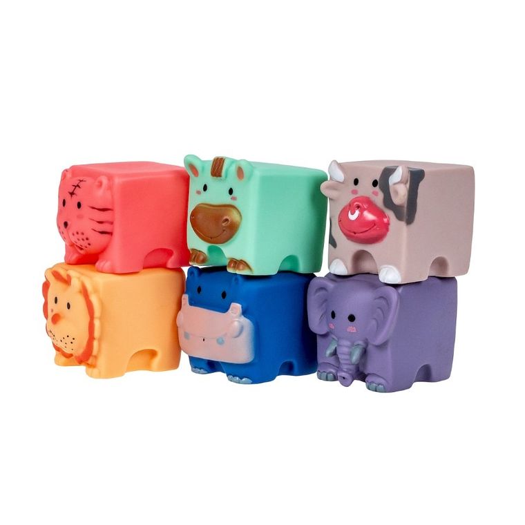 Smily Play, miękkie klocki sensoryczne, 6 szt.