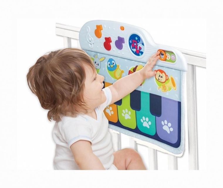 Smily Play, miękknie pianinko na ramę łóżeczka