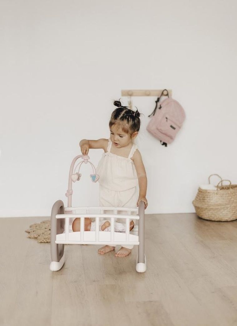 Smoby, Baby Nurse, kołyska z karuzelką