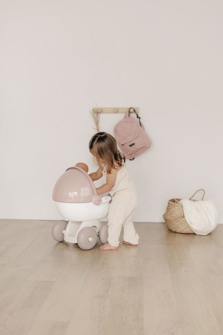 Smoby, Baby Nurse, wózek głęboki z daszkiem