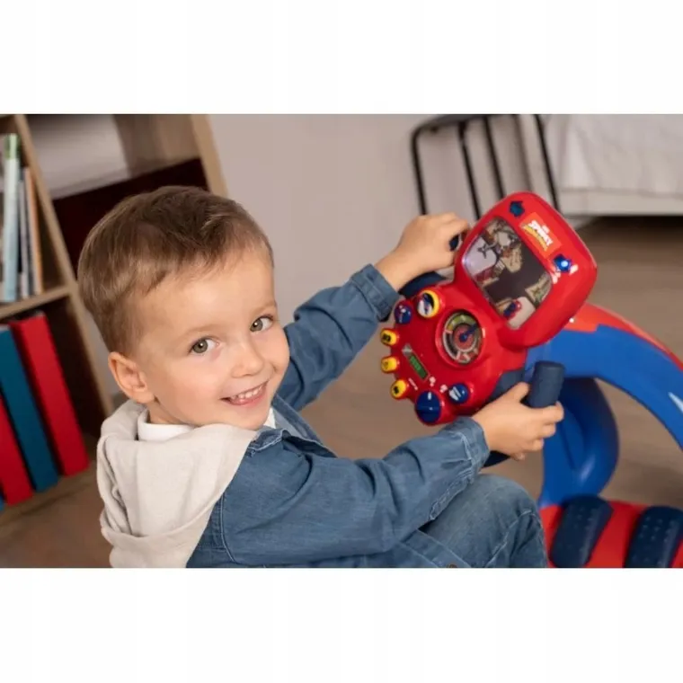 Smoby, Spidey i super-kumple, symulator jazdy