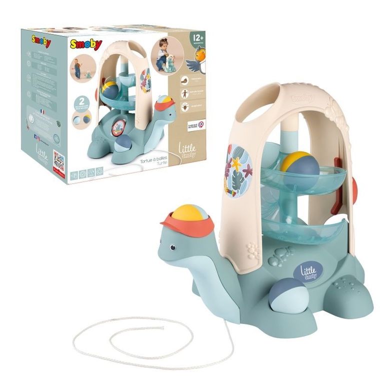 Smoby, żółw do ciągnięcia, 2w1