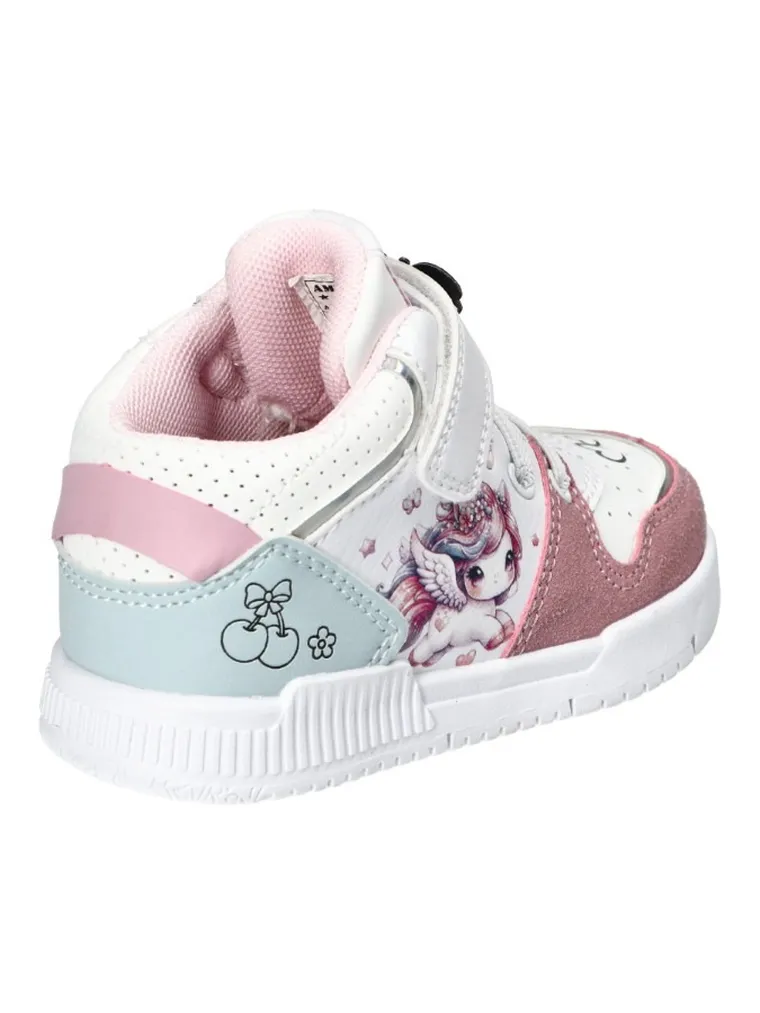Sneakersy dziewczęce, różowe, American Club