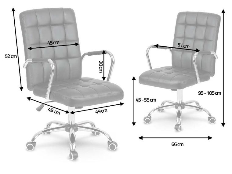Sofotel, Benton, fotel biurowy, skórzany, czarny