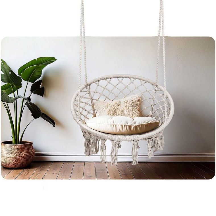 Sofotel, Boho, fotel ogrodowy wiszący, huśtawka, beżowy