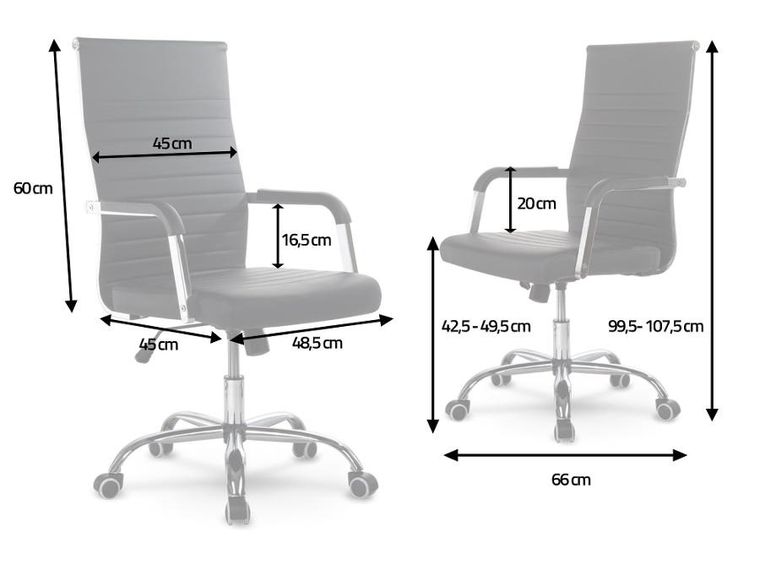 Sofotel, Boston, fotel biurowy,, szary