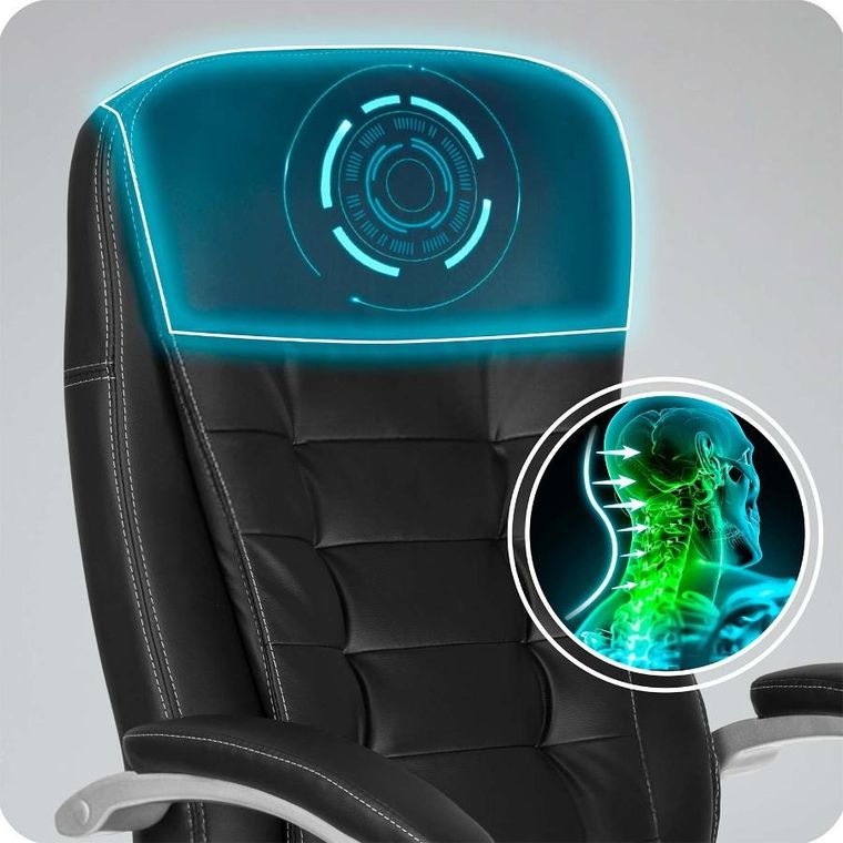 Sofotel, fotel biurowy, obrotowy, czarny