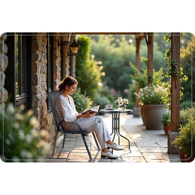 Sofotel, krzesła ogrodowe tekstylne, 4 szt