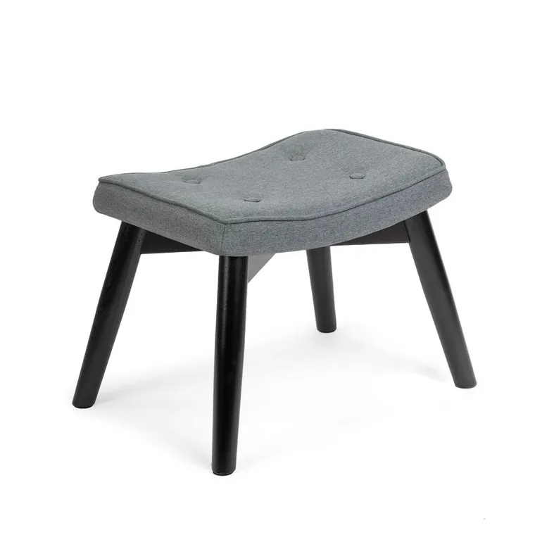 Sofotel, Norse, fotel uszak do karmienia z podnóżkiem, szary