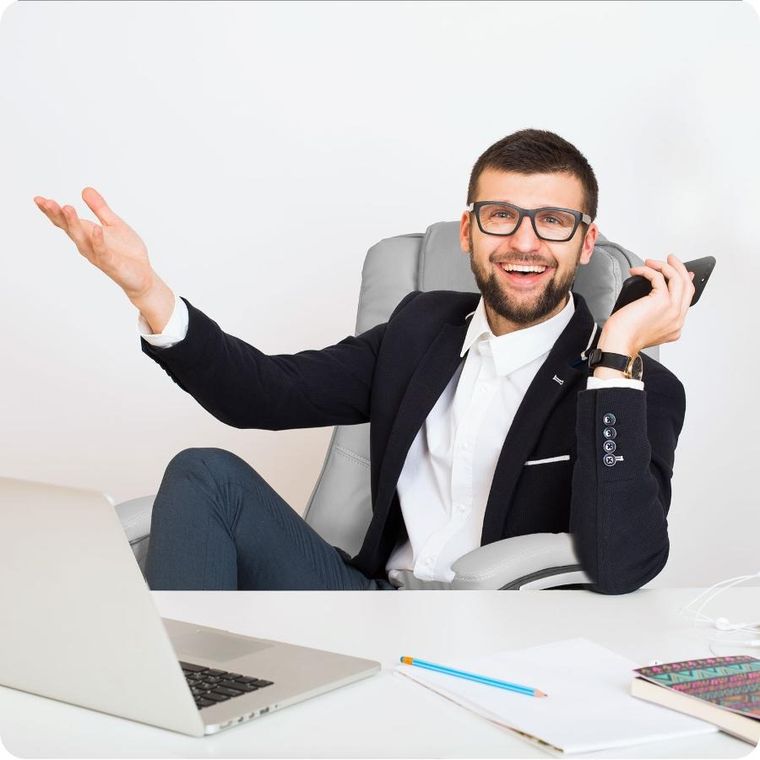 Sofotel, Porto, fotel biurowy, szary