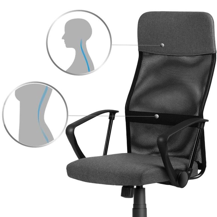 Sofotel, Sydney, fotel biurowy, ciemnoszary