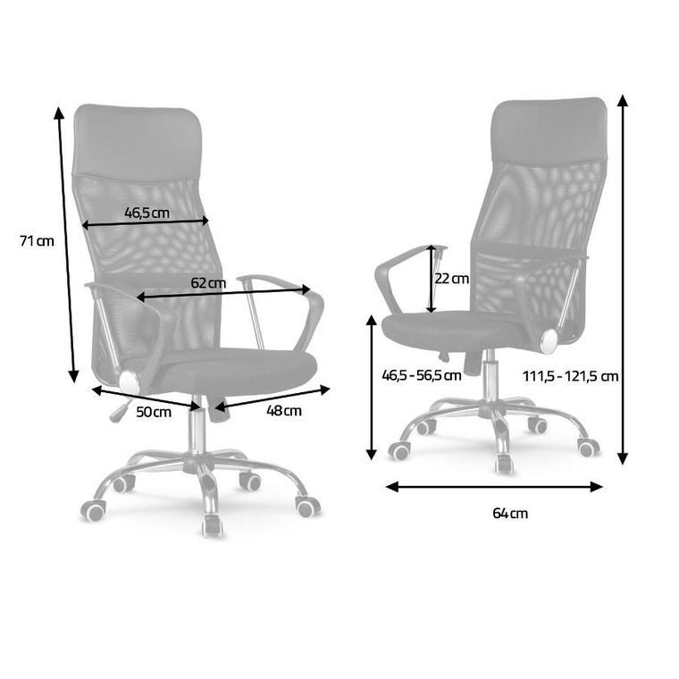 Sofotel, Sydney, fotel biurowy, czarny