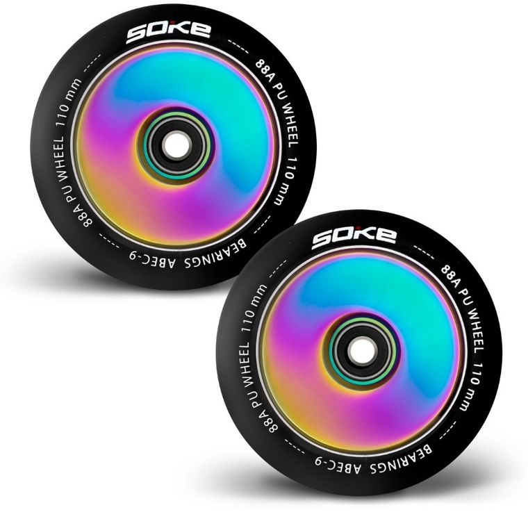 Soke, ABEC-9, kółka do hulajnogi wyczynowej, 110 mm