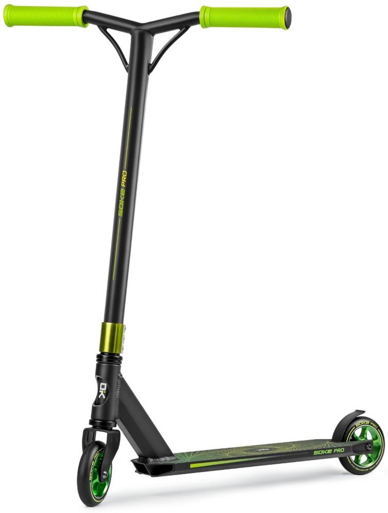 Soke Pro, hulajnoga wyczynowa, czarno-żółto-neon