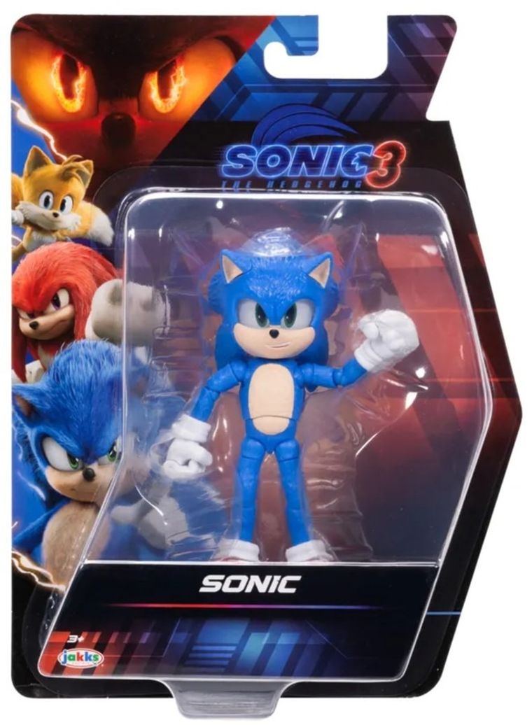 Sonic The Hedgehog 3, Sonic, figurka, 12,7 cm