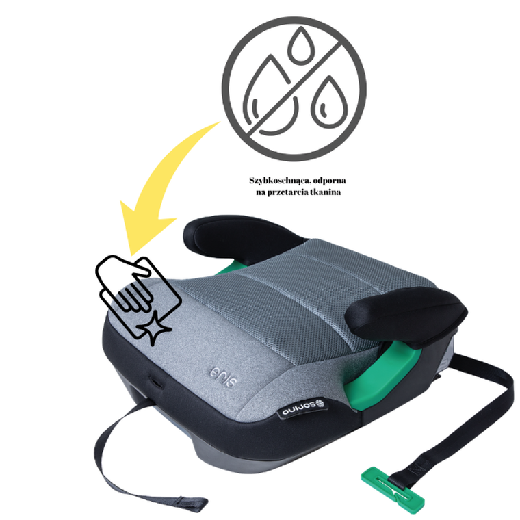 Sorino, Eris, podstawka samochodowa, light grey, 125-150 cm