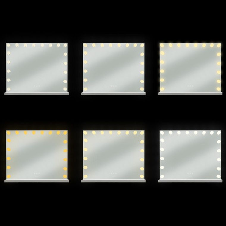 Soulima, lusterko kosmetyczne, LED, 80-62 cm