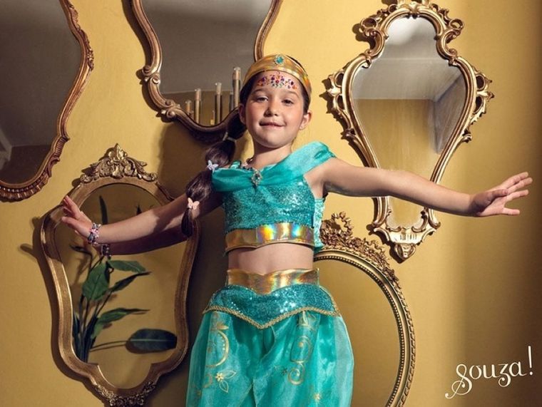 Souza! arabska księżniczka Amira, sukienka księżniczka, kostium 8-10 lat