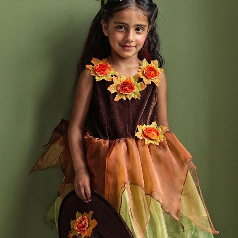 Souza! Czarownica Sabrina, strój dla dzieci z kapeluszem, 5-7 lat