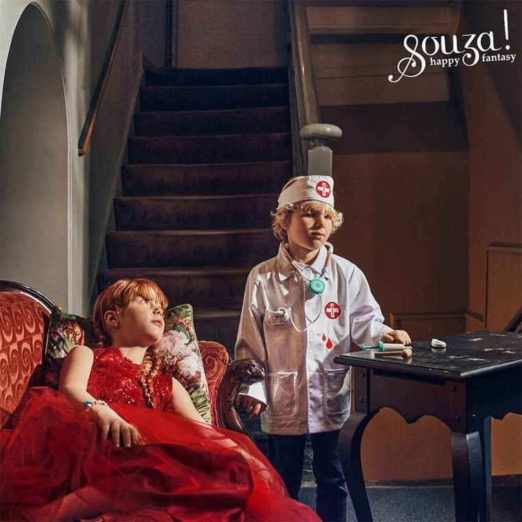 Souza! kostium lekarza, zestaw z opaską i akcesoriami, 4-7 lat