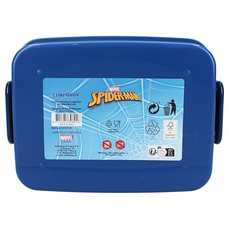 Spider-Man, Let's Eat, lunchbox, niebieski