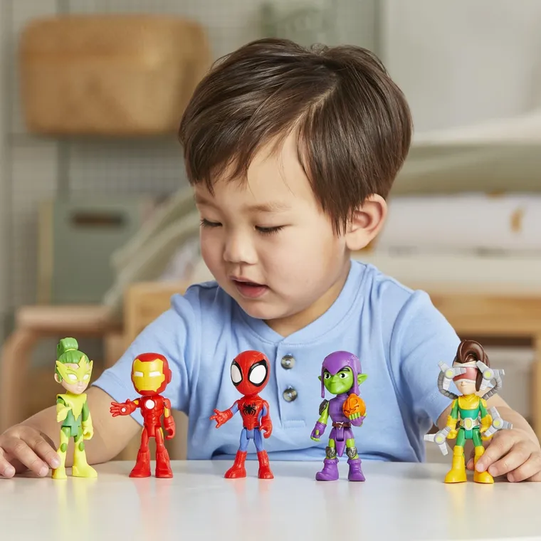 Spidey i Super-Kumple, Zestaw Przyjaciół i Przeciwników, zestaw figurek