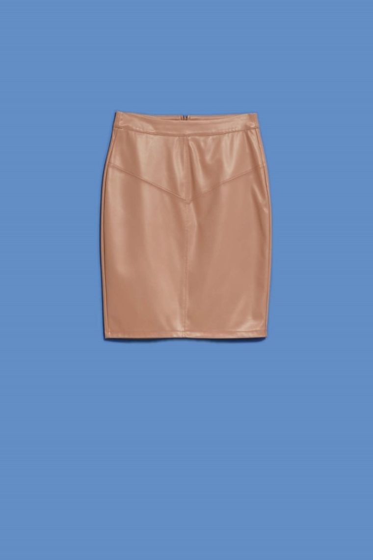 Spódnica damska, beżowa, Moodo