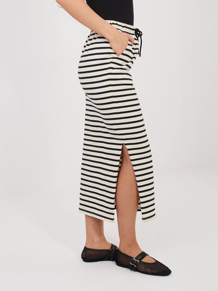 Spódnica damska, beżowa, Sublevel