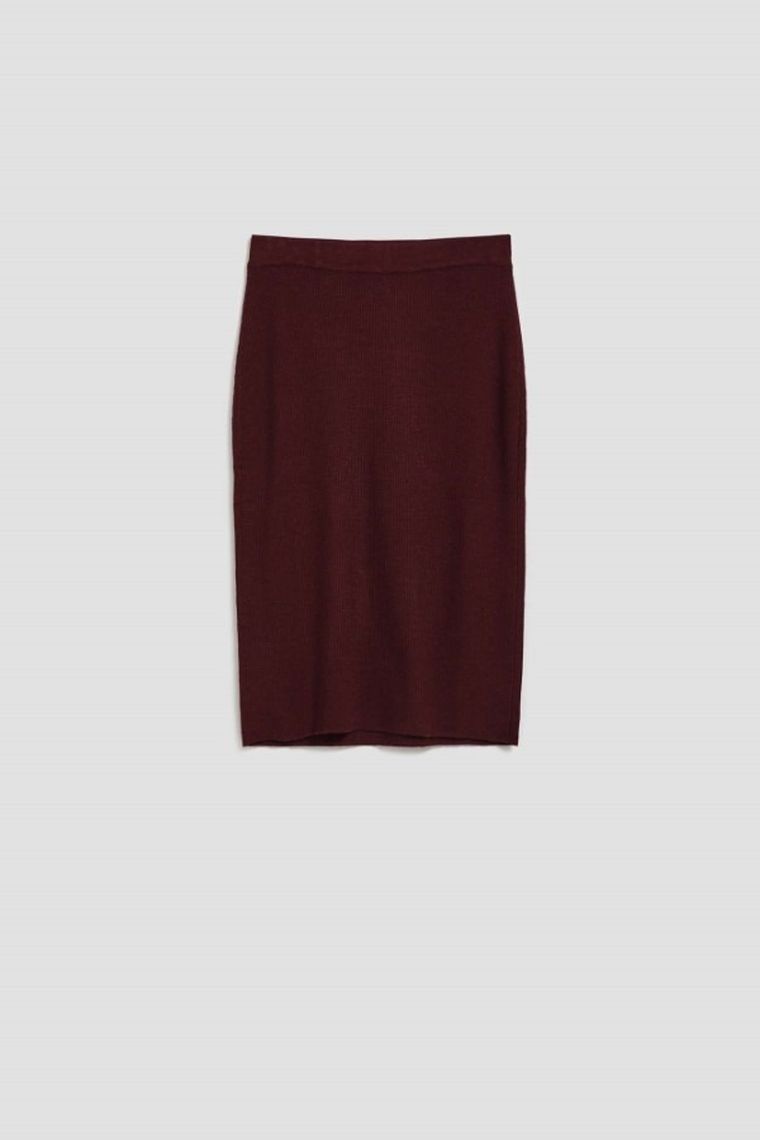 Spódnica damska, brązowa, Moodo