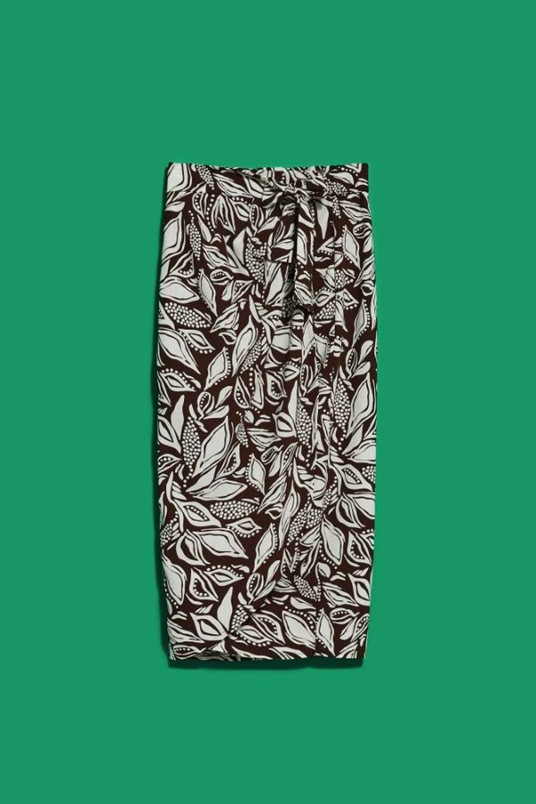 Spódnica damska, brązowa, Moodo