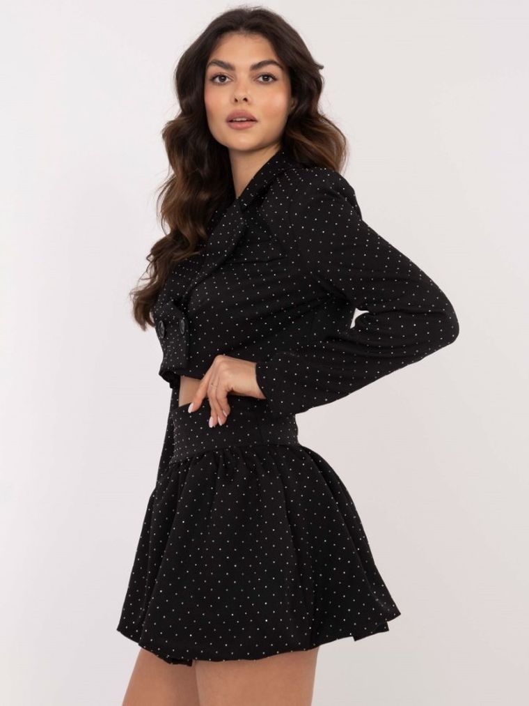 Spódnica damska, czarna, Italy Moda