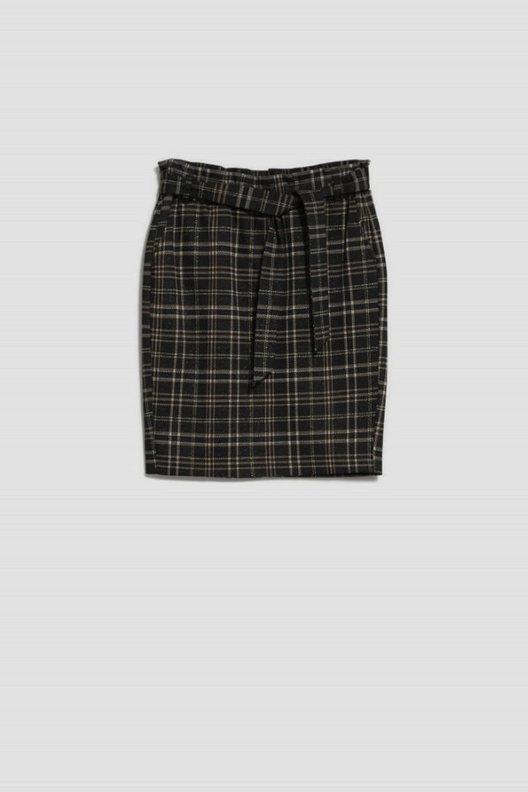 Spódnica damska, czarna, Moodo