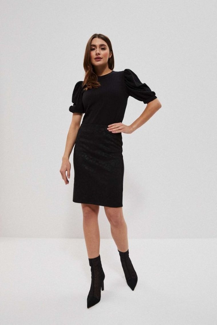 Spódnica damska, czarna, Moodo